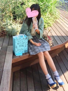 「mysty woman（ミスティウーマン）のアイテム（その他アウター）」を使った、ayuさん（レディース・160cm）の冬コーディネート