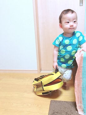 「アイテム（その他ベビー用品）」を使った、♡Kyon♡さん（キッズ・70cm）の春コーディネート