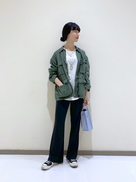 「SHENERY（シーナリー）のアイテム（ブルゾン）」を使った、NAGATA_167cmさん（レディース・167cm）の春コーディネート