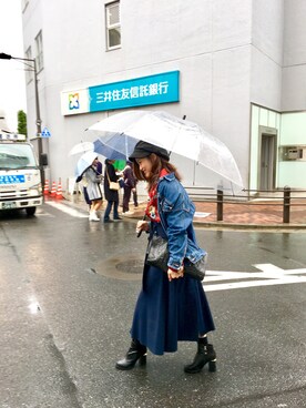 「RED CARD TOKYO（レッドカード）のアイテム（ジャケット/アウター）」を使った、Hitomi🇹🇼さん（レディース・155cm）の秋コーディネート