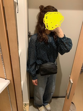 「PAR ICI（パーリッシィ）のアイテム（シャツ/ブラウス）」を使った、たまみやさん（レディース・159cm）の春コーディネート