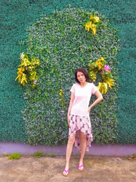 「FREE'S SHOP（フリーズショップ）のアイテム」を使った、Ada Ngさん（レディース・157cm）の秋コーディネート