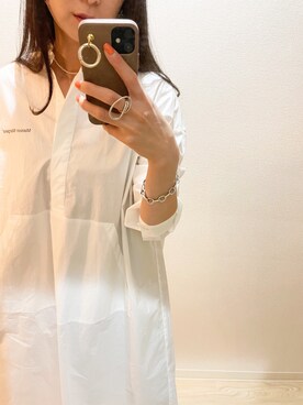 「MM6 Maison Margiela（ｴﾑｴﾑｼｯｸｽ ﾒｿﾞﾝ ﾏﾙｼﾞｪﾗ）のアイテム（ワンピース/ドレス）」を使った、Ko_Miさん（レディース・163cm）の春コーディネート