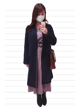 「A Day in the Life （アデイインザライフ）のアイテム（ジャケット/アウター）」を使った、hukawaさん（レディース・161cm）の冬コーディネート