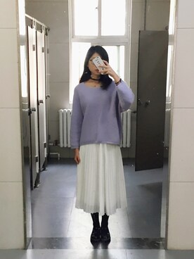 「COCO DEAL（ココディール）のアイテム（アンサンブル）」を使った、VincyLee0916さん（レディース・166cm）の冬コーディネート