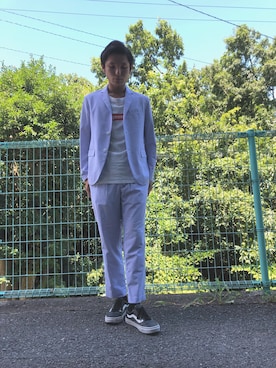 「summer style」｜「アイテム（ジャケット/アウター）」を使った、NAOTOさん（メンズ・174cm）の夏コーディネート