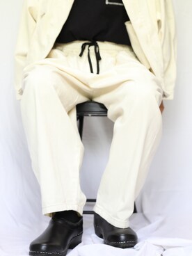「CASPER JOHN（キャスパージョン）のアイテム（デニムジャケット）」を使った、NAOTOさん（メンズ・174cm）の春コーディネート