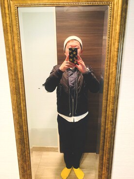 「アイテム（MA-1）」を使った、ルバンさん（メンズ・167cm・40代）の春コーディネート