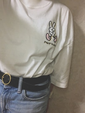 「ユニクロU」｜rumiさん（レディース・153cm）の夏コーディネート