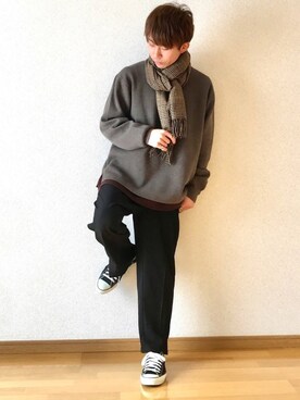 RUMINASさん（メンズ・168cm）の冬コーディネート