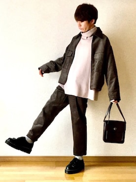 RUMINASさん（メンズ・168cm）の冬コーディネート