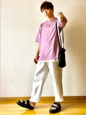 「REGiSTA（レジスタ）のアイテム」を使った、RUMINASさん（メンズ・168cm）の春コーディネート