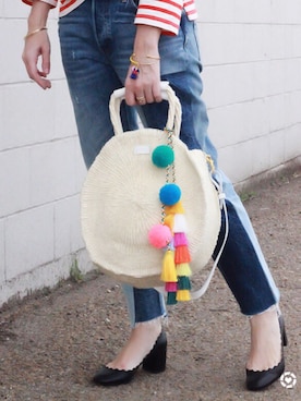 「CLARE VIVIER（クレアヴィヴィエ）のアイテム」を使った、Rosalyn さん（レディース・170cm）の春コーディネート