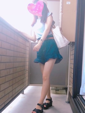 ‧✧̣̇‧Chisato·ᴥ·さん（レディース・161cm）の夏コーディネート