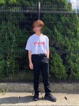 「STUDIOUS（ステュディオス）のアイテム（ブレスレット）」を使った、ryotaさん（メンズ・163cm）の夏コーディネート