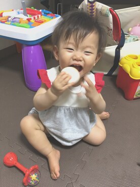 「1歳児」｜FUTABA/CHITOSEさん（キッズ・70cm）の夏コーディネート