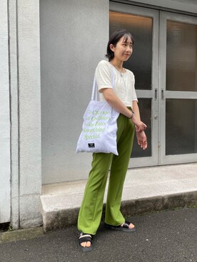 asai hikariさん（レディース・157cm）の夏コーディネート