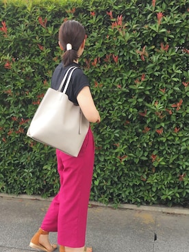 「Daniella&GEMMA（ダニエラアンドジェマ）のアイテム」を使った、nobuさん（レディース・170cm）の夏コーディネート