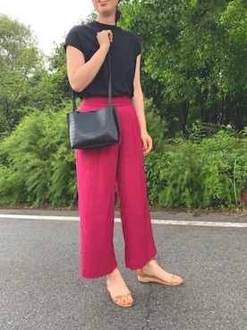 「Daniella&GEMMA（ダニエラアンドジェマ）のアイテム」を使った、nobuさん（レディース・170cm）の夏コーディネート