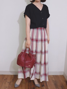 「Riletto（リレット）のアイテム」を使った、nobuさん（レディース・170cm）の夏コーディネート