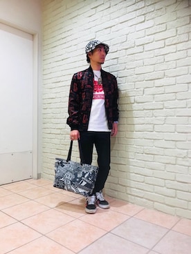 「hystericglamour」｜「アイテム（ブルゾン）」を使った、HAMAさん（メンズ・163cm）の夏コーディネート