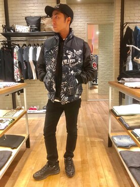 「ロッキーマウンテン」｜「アイテム（ブルゾン）」を使った、HAMAさん（メンズ・163cm）の秋コーディネート