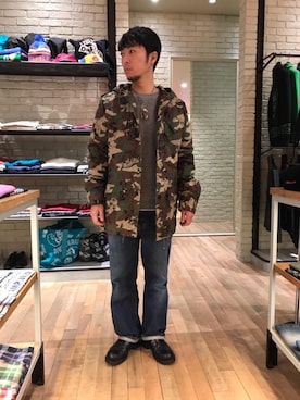 HAMAさん（メンズ・163cm）の冬コーディネート