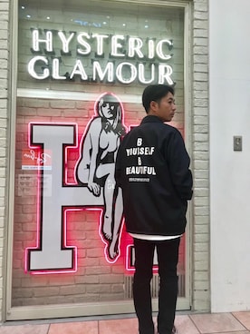 「ビックＴシャツ」｜「アイテム（ジャケット/アウター）」を使った、HAMAさん（メンズ・163cm）の夏コーディネート