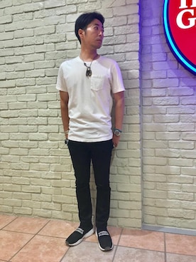 「ロック」｜HAMAさん（メンズ・163cm）の夏コーディネート