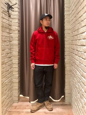 「HYSTERIC GLAMOUR（ヒステリックグラマー）のアイテム（その他）」を使った、HAMAさん（メンズ・163cm）の冬コーディネート