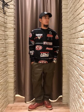 「HYSTERIC GLAMOUR（ヒステリックグラマー）のアイテム（その他）」を使った、HAMAさん（メンズ・163cm）の冬コーディネート