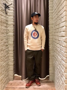 「HYSTERIC GLAMOUR（ヒステリックグラマー）のアイテム（その他）」を使った、HAMAさん（メンズ・163cm）の冬コーディネート