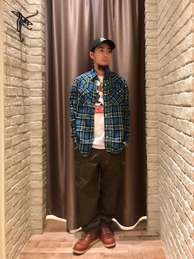 「HYSTERIC GLAMOUR（ヒステリックグラマー）のアイテム（その他）」を使った、HAMAさん（メンズ・163cm）の冬コーディネート