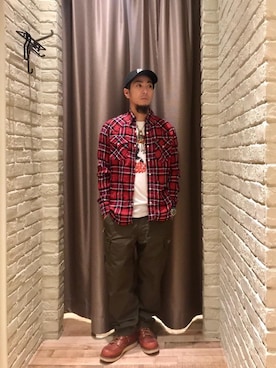 「HYSTERIC GLAMOUR（ヒステリックグラマー）のアイテム（その他）」を使った、HAMAさん（メンズ・163cm）の冬コーディネート