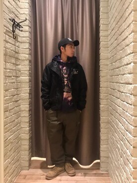 HAMAさん（メンズ・163cm）の冬コーディネート