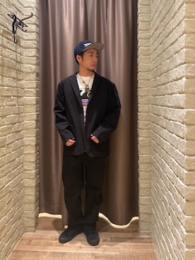 HAMAさん（メンズ・163cm）の春コーディネート