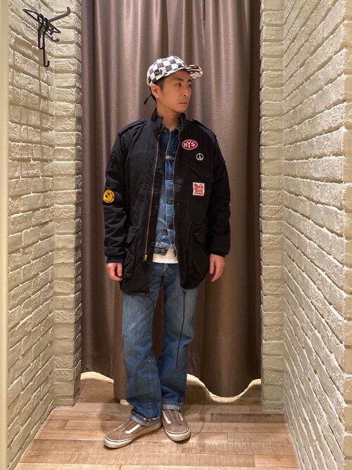 HAMA（HYSTERIC GLAMOUR札幌店）｜HYSTERIC GLAMOURのミリタリージャケットを使ったコーディネート - WEAR