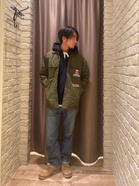 HAMAさん（メンズ・163cm）の冬コーディネート