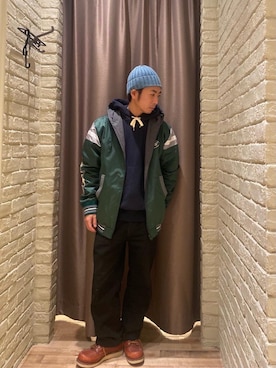 HAMAさん（メンズ・163cm）の冬コーディネート