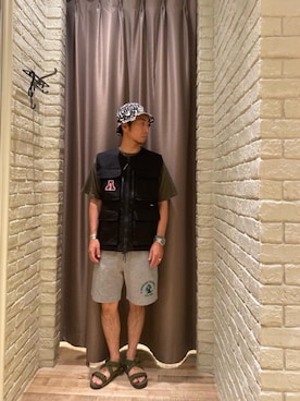 HAMAさん（メンズ・163cm）の夏コーディネート