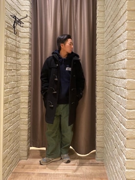 「みりたりー」｜「アイテム（その他アウター）」を使った、HAMAさん（メンズ・163cm）の冬コーディネート
