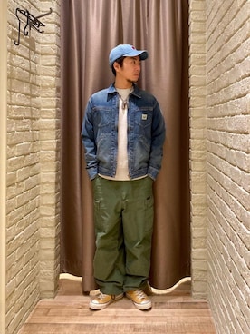 「みりたりー」｜「アイテム（その他アウター）」を使った、HAMAさん（メンズ・163cm）の冬コーディネート