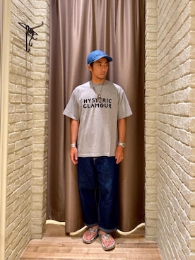 「でにむ」｜「アイテム（サンダル）」を使った、HAMAさん（メンズ・163cm）の夏コーディネート