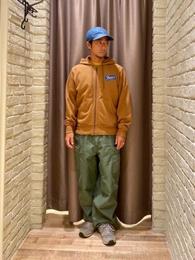 「みりたりー」｜「アイテム（帽子）」を使った、HAMAさん（メンズ・163cm）の秋コーディネート
