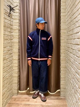 「でにむ」｜「アイテム（その他アウター）」を使った、HAMAさん（メンズ・163cm）の秋コーディネート