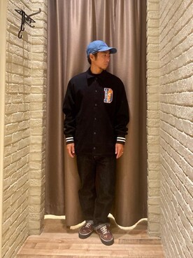 「でにむ」｜「アイテム（その他アウター）」を使った、HAMAさん（メンズ・163cm）の秋コーディネート