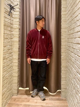 「でにむ」｜「アイテム（その他アウター）」を使った、HAMAさん（メンズ・163cm）の秋コーディネート