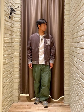 「みりたりー」｜「アイテム（ジャケット/アウター）」を使った、HAMAさん（メンズ・163cm）の秋コーディネート