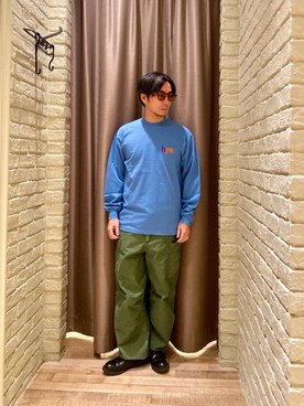 「みりたりー」｜HAMAさん（メンズ・163cm）の冬コーディネート