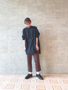 MIKI UCHIKOSHIさん(レディース・158cm)の秋コーディネート